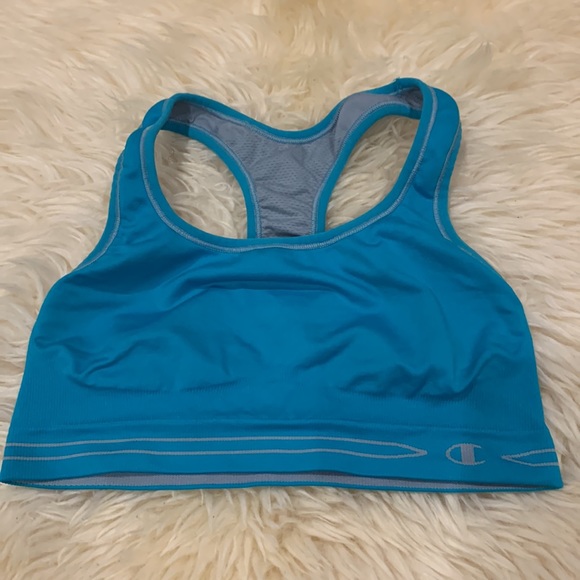 Champion 2 Pack Fitted Sports Bras in Purple & Turquoise Reversible size Medium - Picture 2 of 11